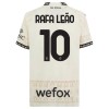 Virallinen Fanipaita + Shortsit AC Milan Rafael Leao 10 Neljäs Pelipaita 2023-24 Valkoinen - Lasten